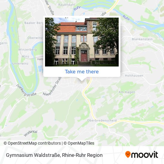 Gymnasium Waldstraße map