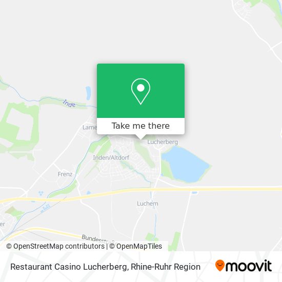 Restaurant Casino Lucherberg map