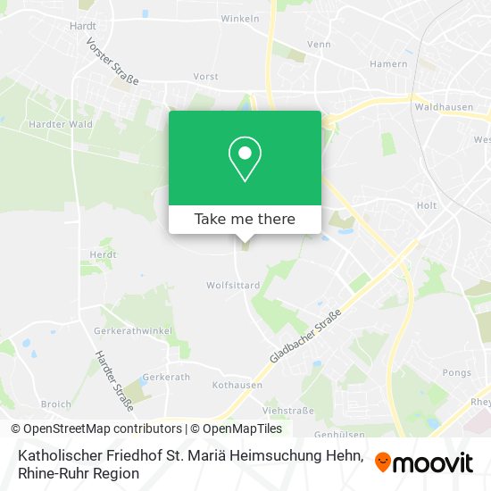 Katholischer Friedhof St. Mariä Heimsuchung Hehn map