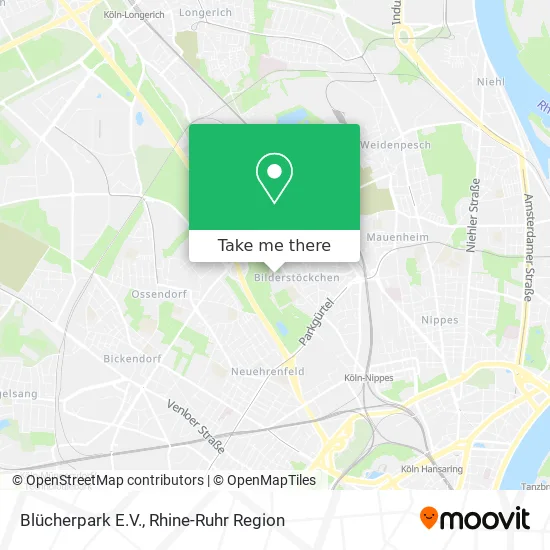 Карта Blücherpark E.V.