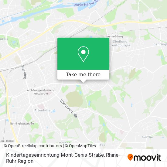 Kindertageseinrichtung Mont-Cenis-Straße map