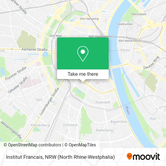 Карта Institut Francais