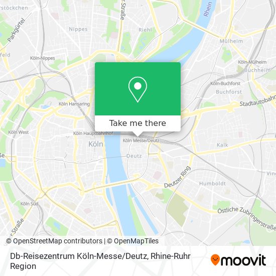 Db-Reisezentrum Köln-Messe / Deutz map