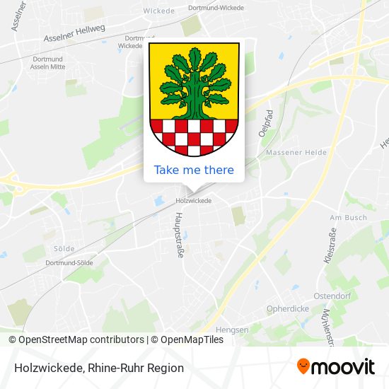 Holzwickede map