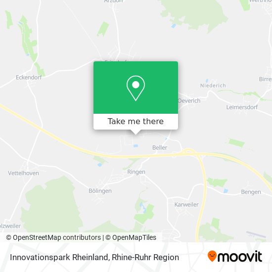 Innovationspark Rheinland map