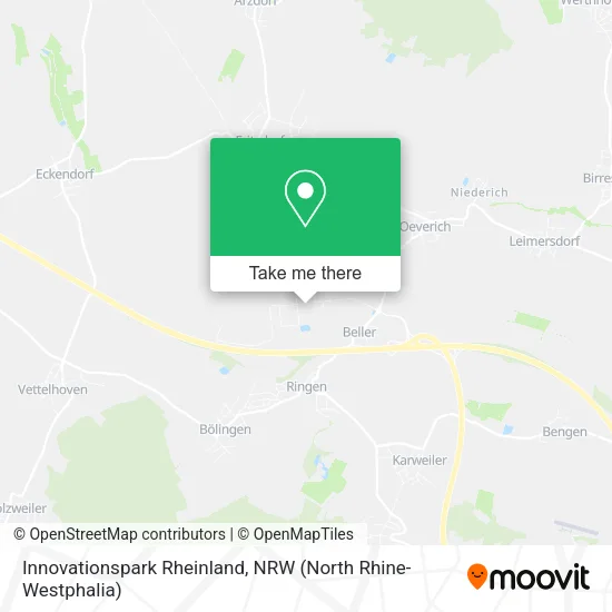 Карта Innovationspark Rheinland