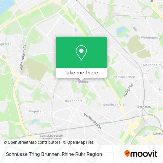 Schnüsse Tring Brunnen map