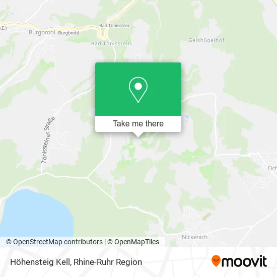 Höhensteig Kell map