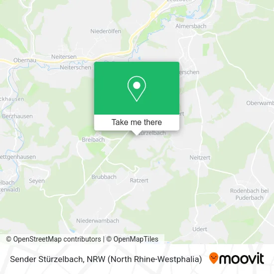 Карта Sender Stürzelbach