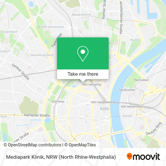 Mediapark Klinik map