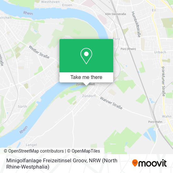 Карта Minigolfanlage Freizeitinsel Groov