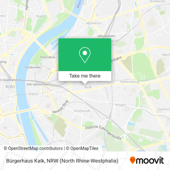 Bürgerhaus Kalk map