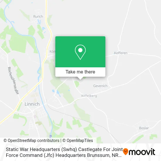 Static War Headquarters (Swhq) Castlegate For Joint Force Command (Jfc) Headquarters Brunssum map