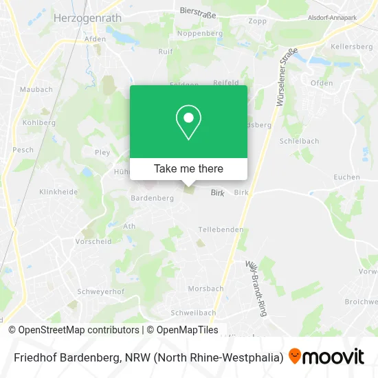 Friedhof Bardenberg map
