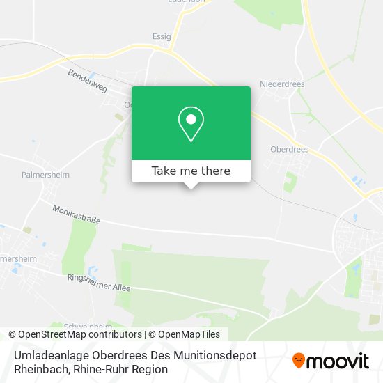 Umladeanlage Oberdrees Des Munitionsdepot Rheinbach map