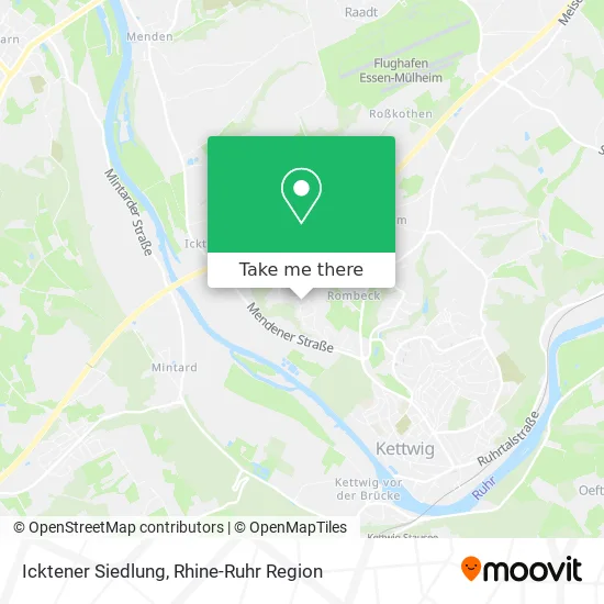 Карта Icktener Siedlung