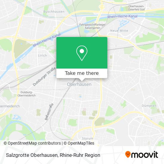 Salzgrotte Oberhausen map