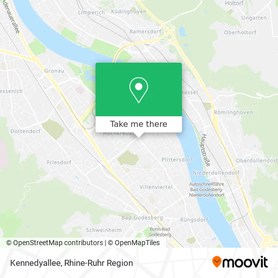 Kennedyallee map