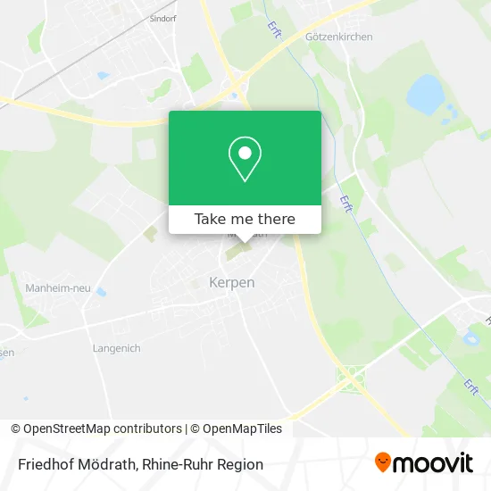 Карта Friedhof Mödrath