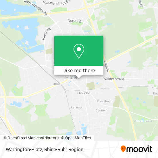 Карта Warrington-Platz