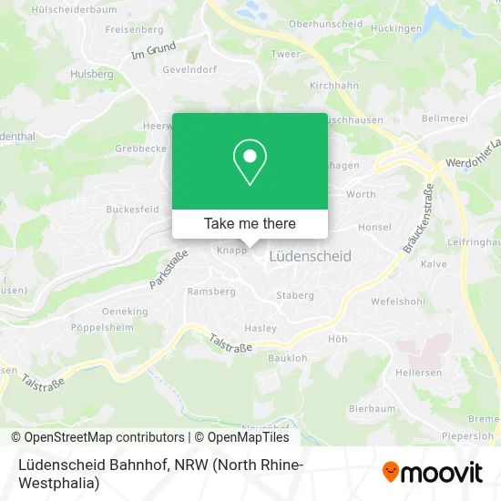 Lüdenscheid Bahnhof map