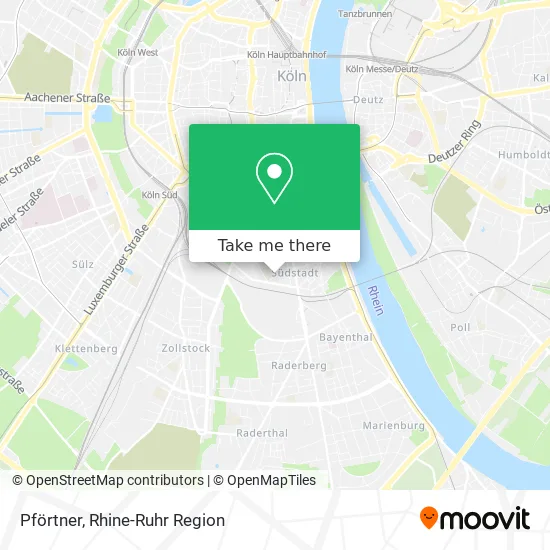 Карта Pförtner