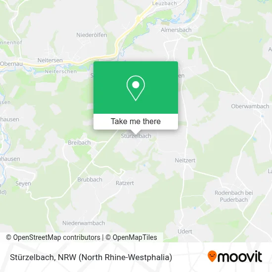 Stürzelbach map