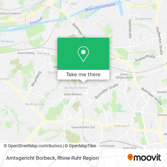 Карта Amtsgericht Borbeck