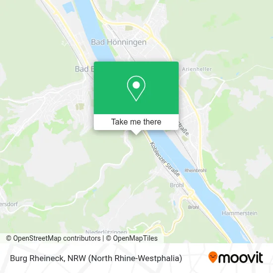 Burg Rheineck map