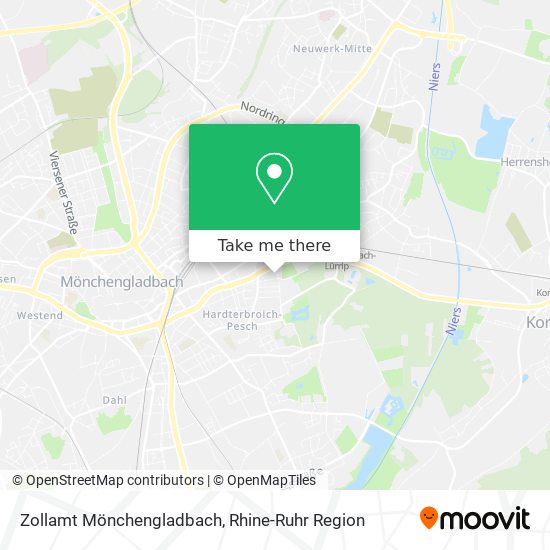 Zollamt Mönchengladbach map