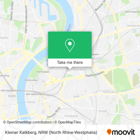 Kleiner Kalkberg map