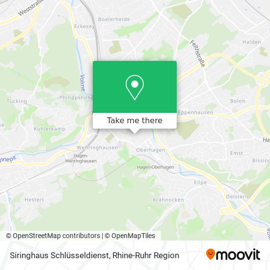 Siringhaus Schlüsseldienst map