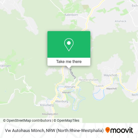 Vw Autohaus Mönch map