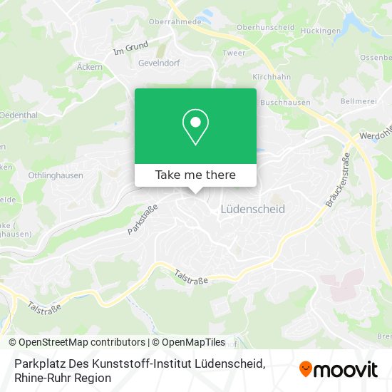 Parkplatz Des Kunststoff-Institut Lüdenscheid map