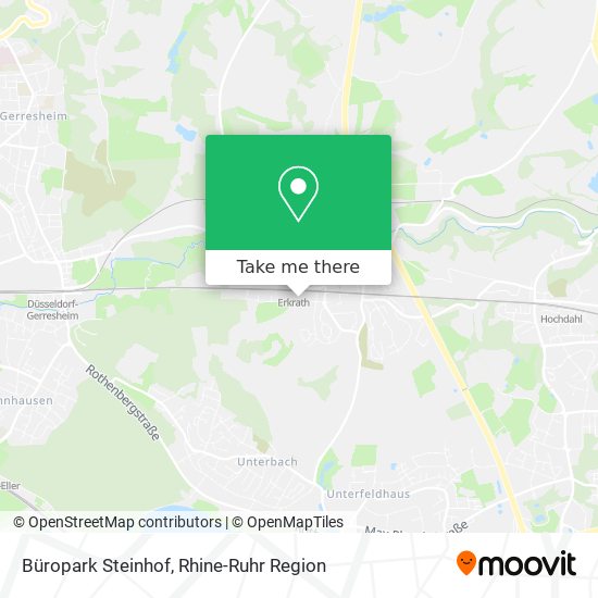 Büropark Steinhof map