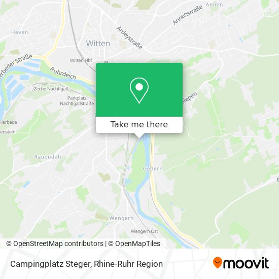 Campingplatz Steger map