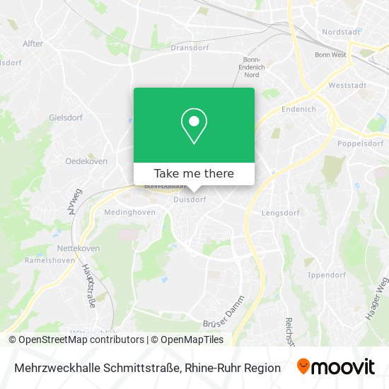 Mehrzweckhalle Schmittstraße map