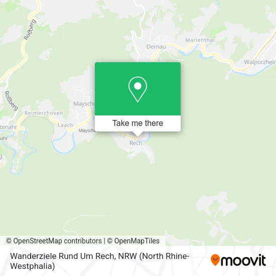 Wanderziele Rund Um Rech map