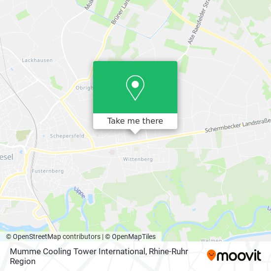 Mumme Cooling Tower International map