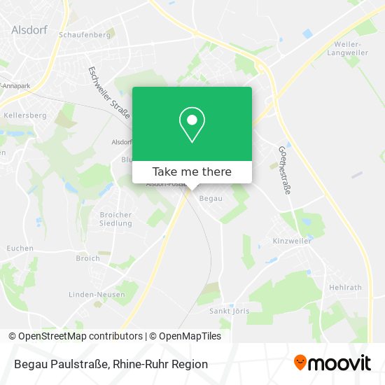 Begau Paulstraße map