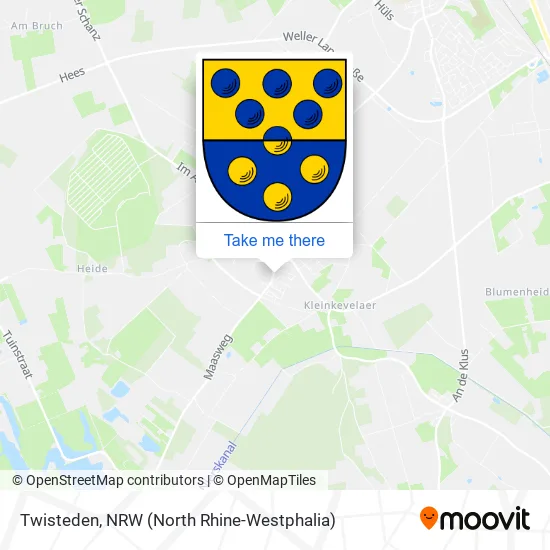 Карта Twisteden