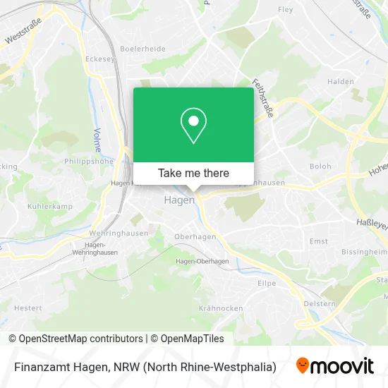 Finanzamt Hagen map