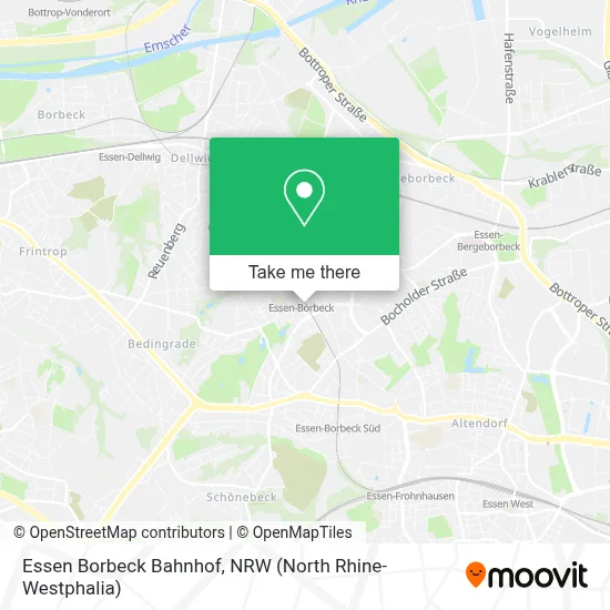 Essen Borbeck Bahnhof map