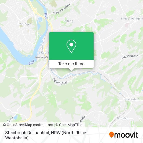 Steinbruch Deilbachtal map