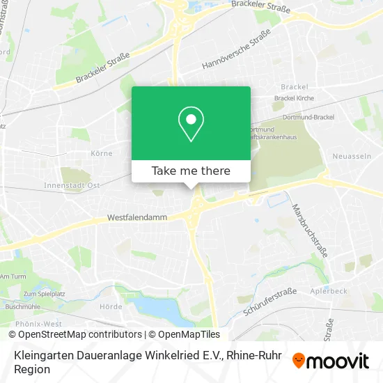 Карта Kleingarten Daueranlage Winkelried E.V.