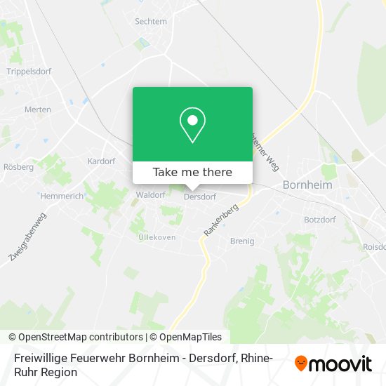 Freiwillige Feuerwehr Bornheim - Dersdorf map