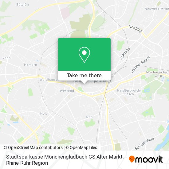 Stadtsparkasse Mönchengladbach GS Alter Markt map