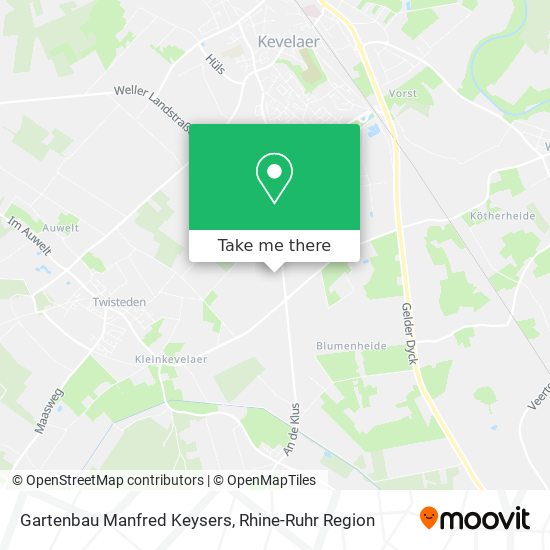 Gartenbau Manfred Keysers map