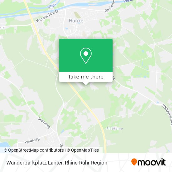 Wanderparkplatz Lanter map