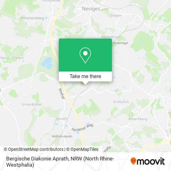 Карта Bergische Diakonie Aprath